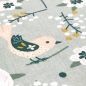 Preview: Baumwolle ♥ Sweet Birds | brushed hellgrau